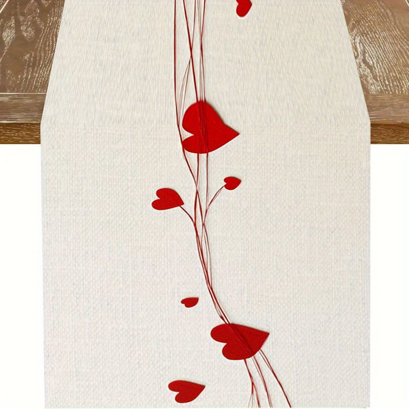 Home Decor Market - 1 Parça Sevgililer Günü Zarif Kırmızı