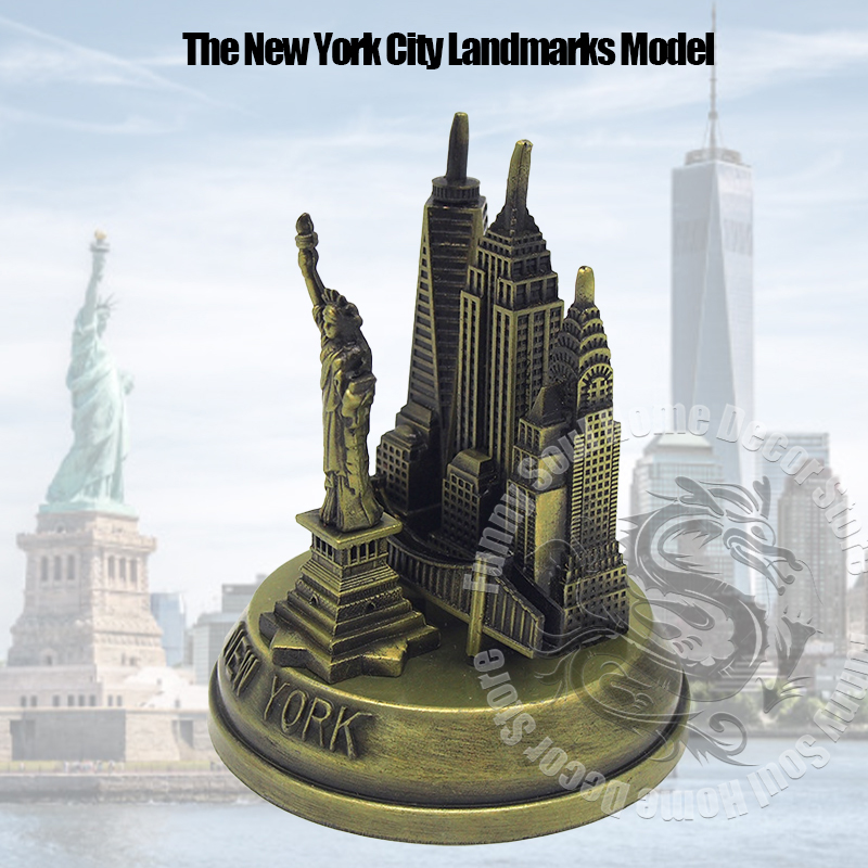 Home Decor New York - Metal Amerikan New York Simgesel Yapılar