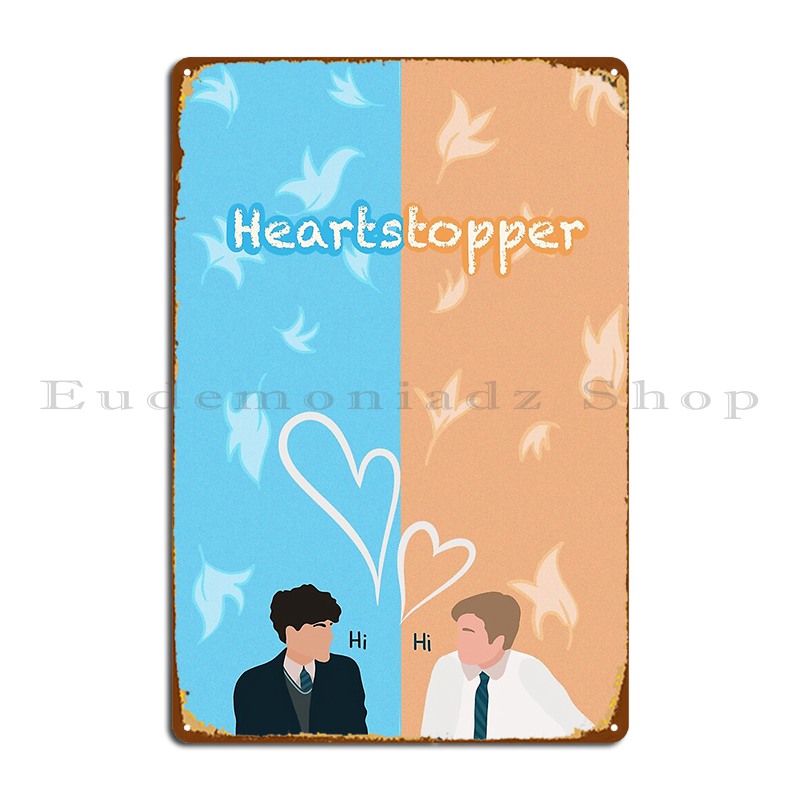 Home Decor Netflix - Heartstopper Netflix Metal Tabela Duvar Mağara