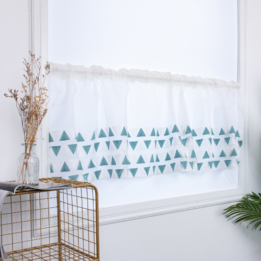 Home Decor Curtain - Yarım Perde Pencere Kısa Hassas Karartma