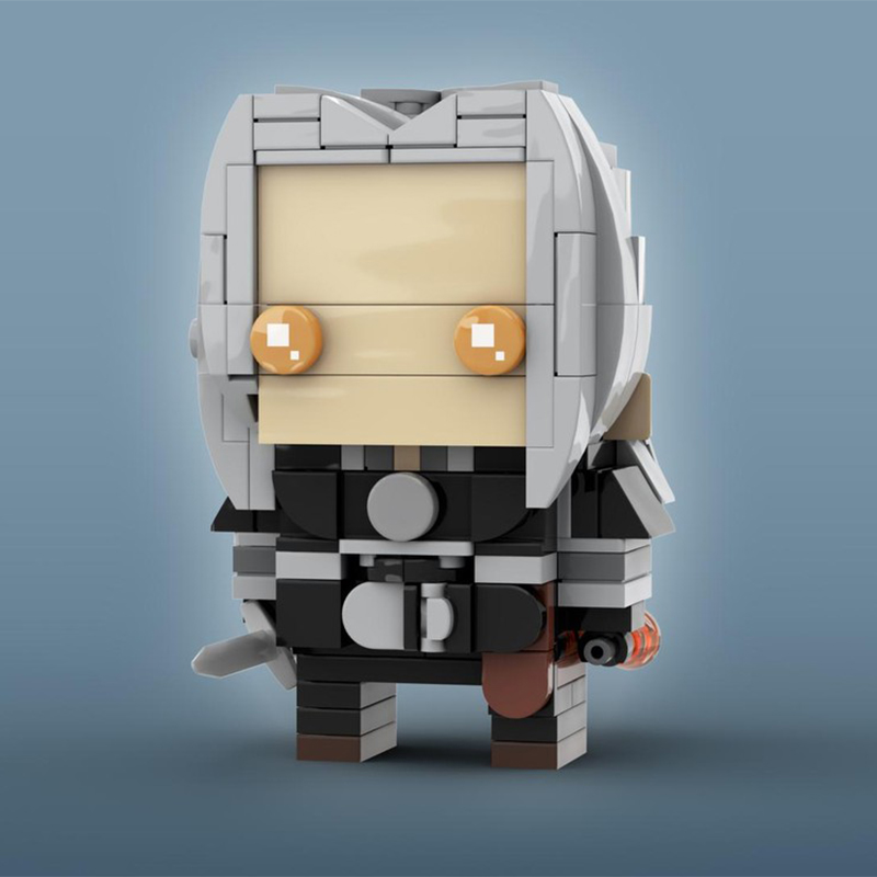 Home Decor Netflix - 219 adet MOC Geralt Rivia Brickheadz