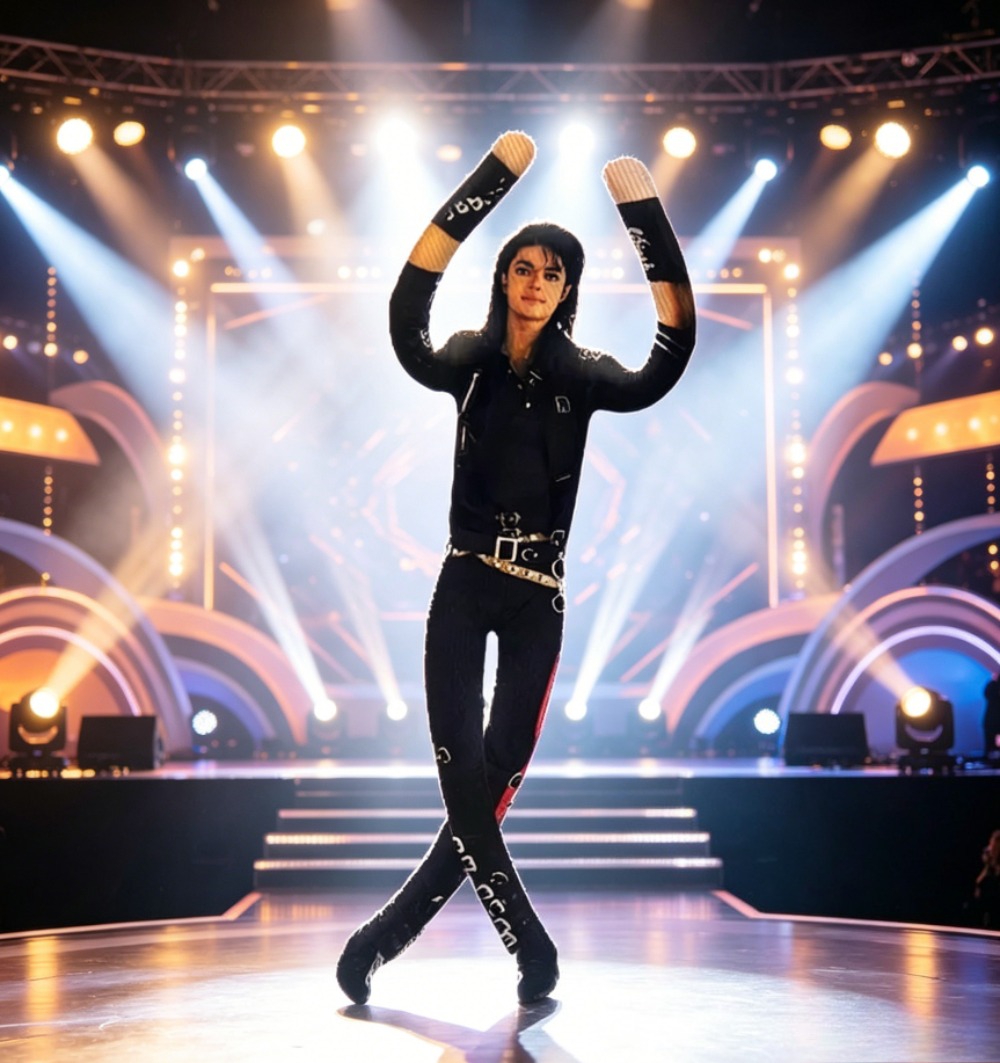Home Decor Retailers - Michael Jackson Hareketli Eklemli Peluş Doldurulmuş