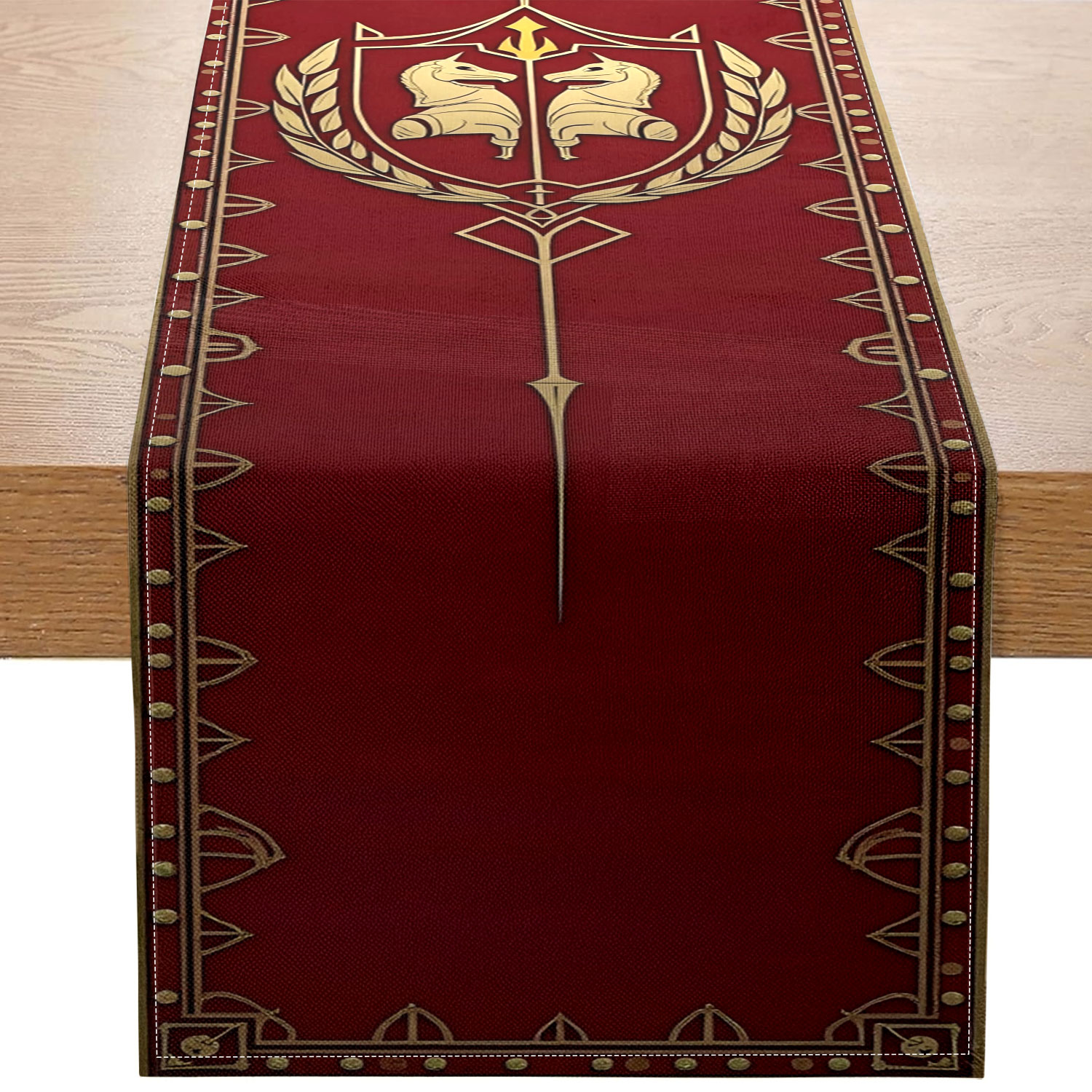 Home Decor Market - 1 Parça Ortaçağ Temalı Masa Koşucusu,