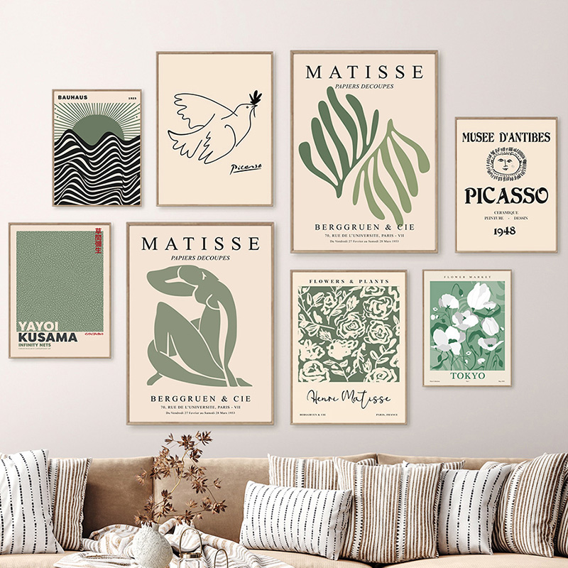 Home Decor Market - Henri Matisse Picasso Posterler Baskılar Çiçek
