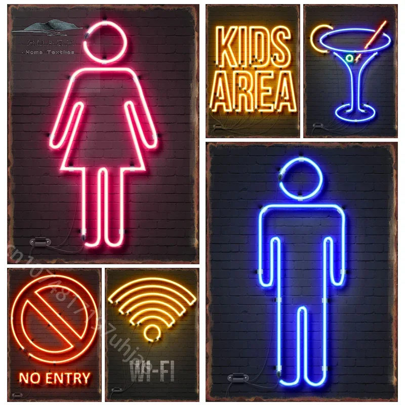 Home Decor Market - Neon Bar Tabelaları Metal Tabela Cafe