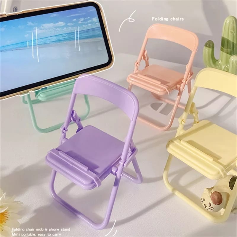 Home Decor Retailers - Sevimli Sandalye Telefon Tutucu Standı Yaratıcı