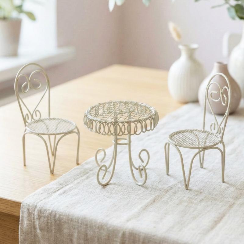 Home Decor Retailers - 1/3 adet Dollhouse bahçe ekran süsleme