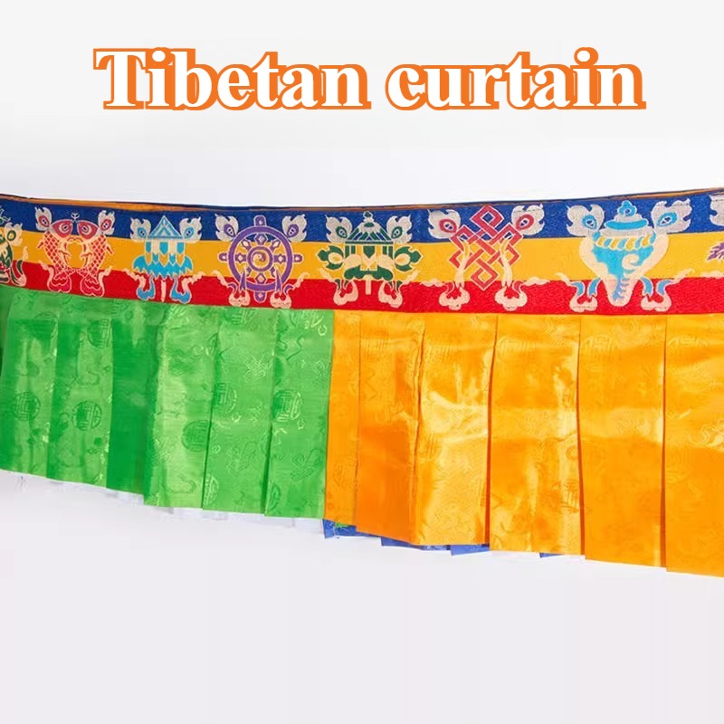 Home Decor Curtain - 5M Tibet Masa Çevresi Sekiz Şanslı