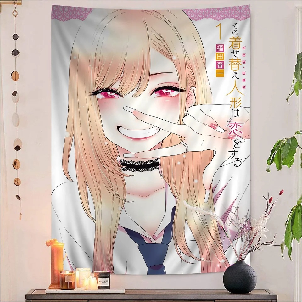 Aesthetic Tapestry - Sıcak My Dress-Up Darling Anime duvar