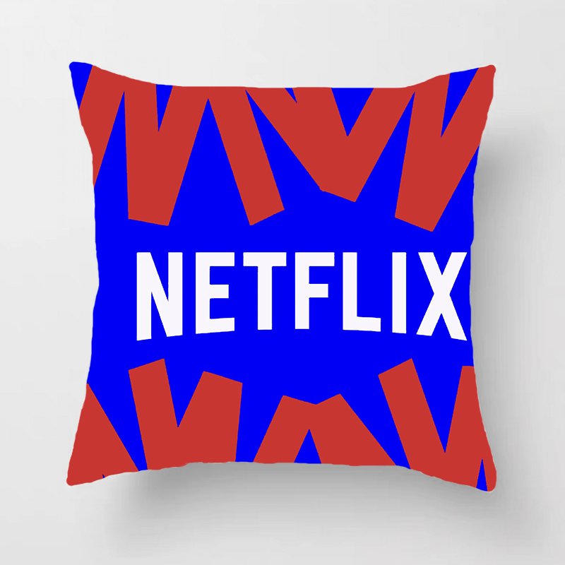 Home Decor Netflix - Kanepe için minder örtüsü Netflix logosu