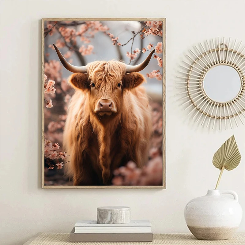 İskoç Highlanders posteri Hayv - Watercolor Poster Print incelemesi ve fiyatı