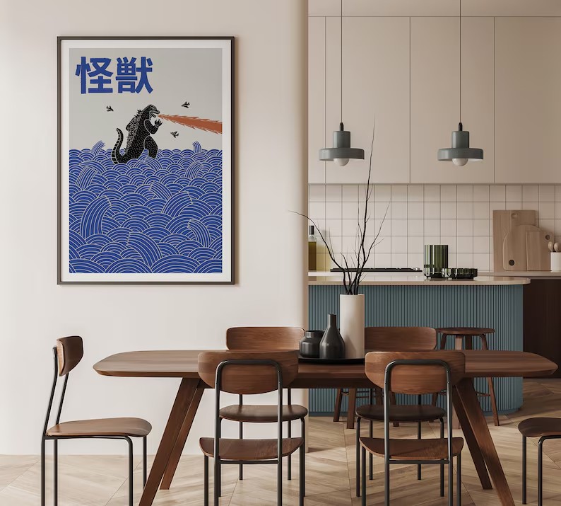 Japon çağdaş Tokyo sanat eserl - Watercolor Poster Print incelemesi ve fiyatı
