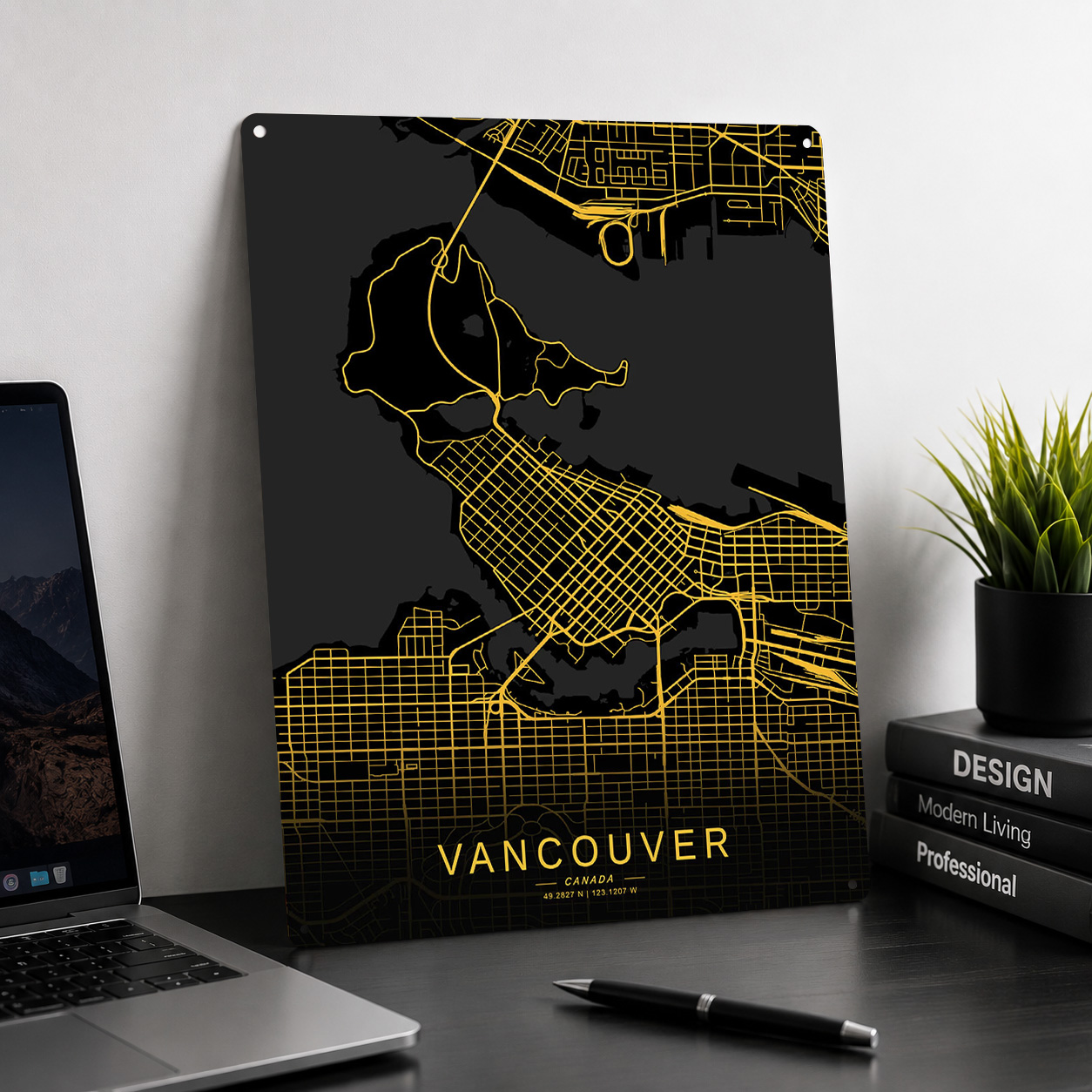 Altın Vancouver Şehir Haritası - Home Decor Vancouver incelemesi ve fiyatı