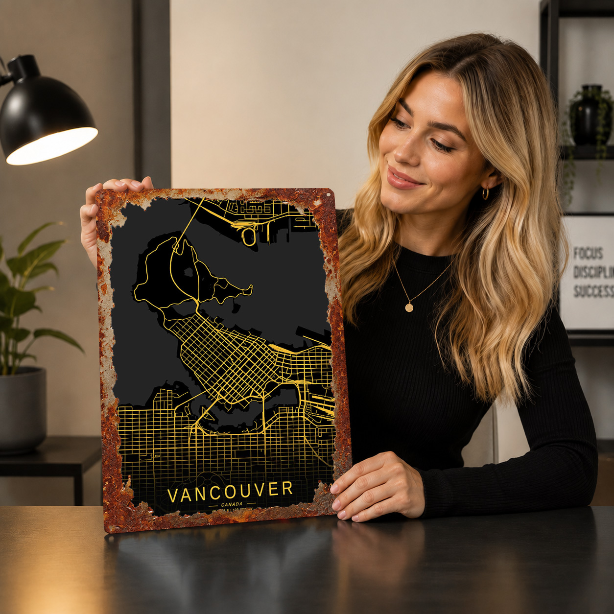 Altın Vancouver Şehir Haritası - Home Decor Vancouver incelemesi ve fiyatı