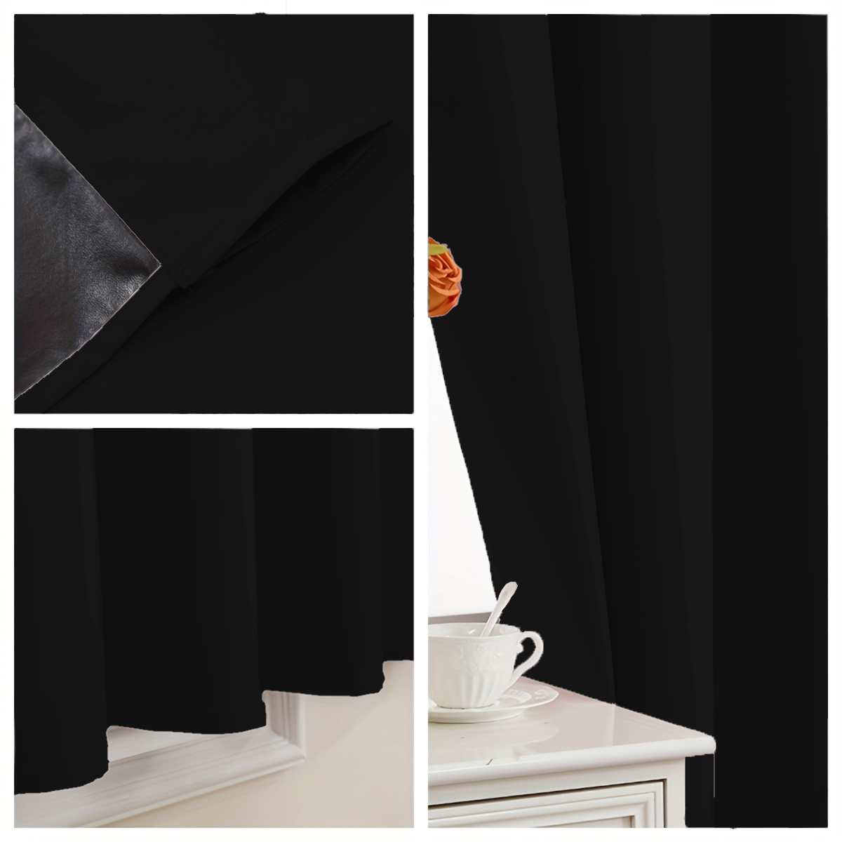 1 Parça Sade Düz Renk %100 Kar - Home Decor Curtain incelemesi ve fiyatı