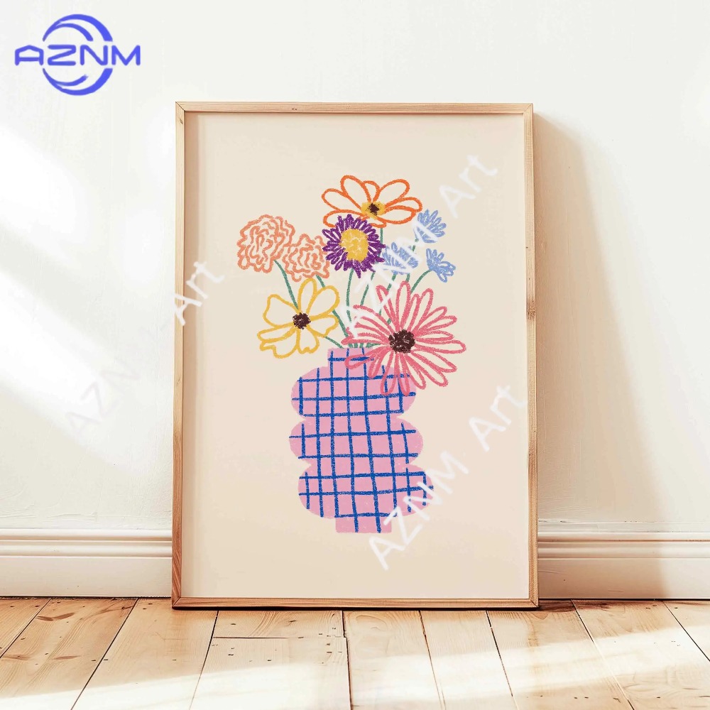 1/3 adet Soyut Çiçek Vazo Past - Home Decor Market incelemesi ve fiyatı
