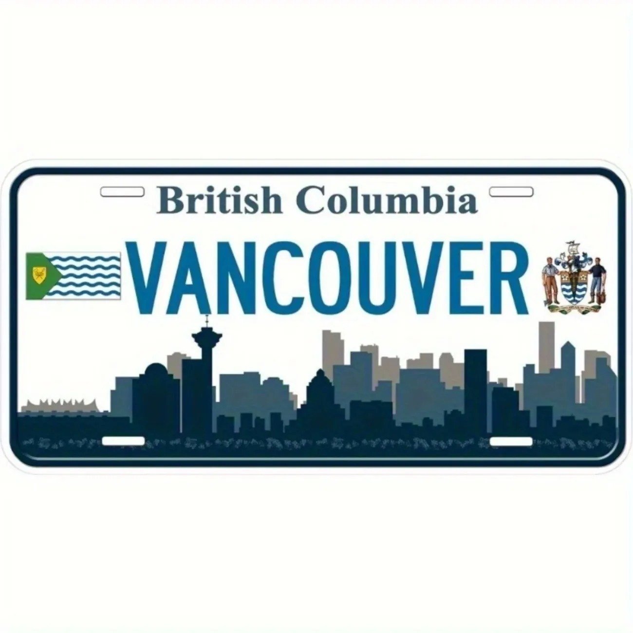 1 adet [2D Düz] Vancouver BC R - Home Decor Vancouver incelemesi ve fiyatı