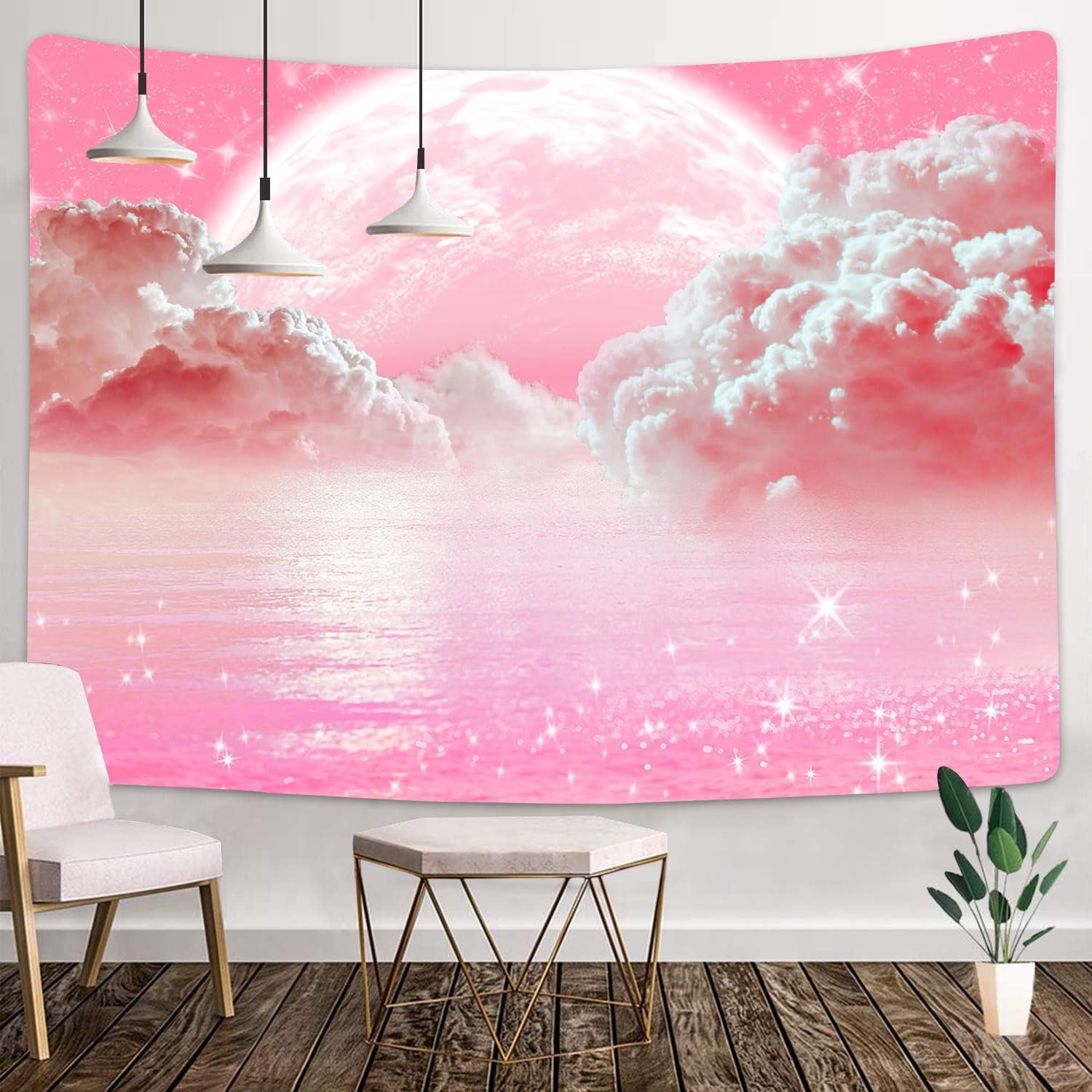 Pembe Bulutlar Gökyüzü Gobleni - Aesthetic Tapestry incelemesi ve fiyatı