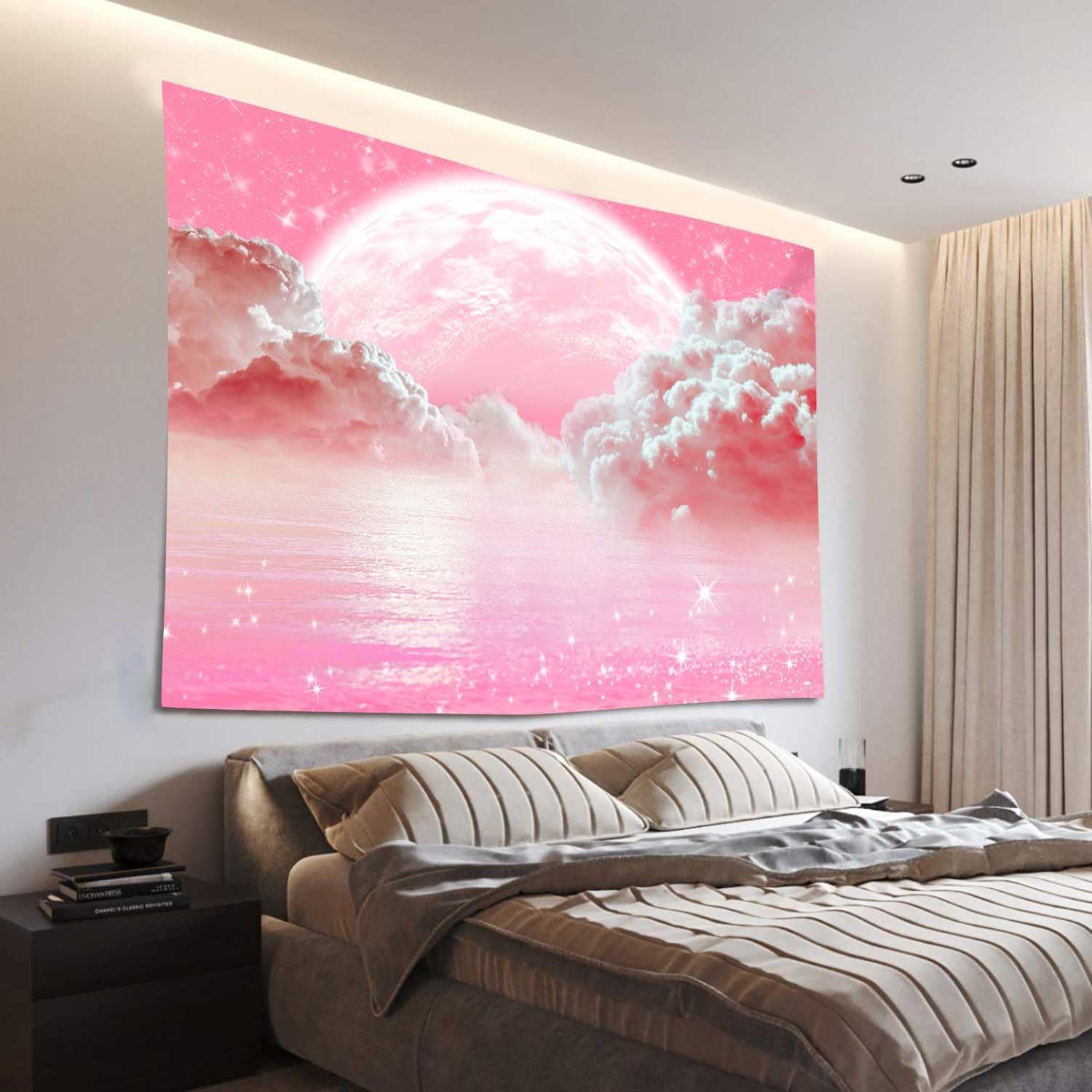 Pembe Bulutlar Gökyüzü Gobleni - Aesthetic Tapestry incelemesi ve fiyatı