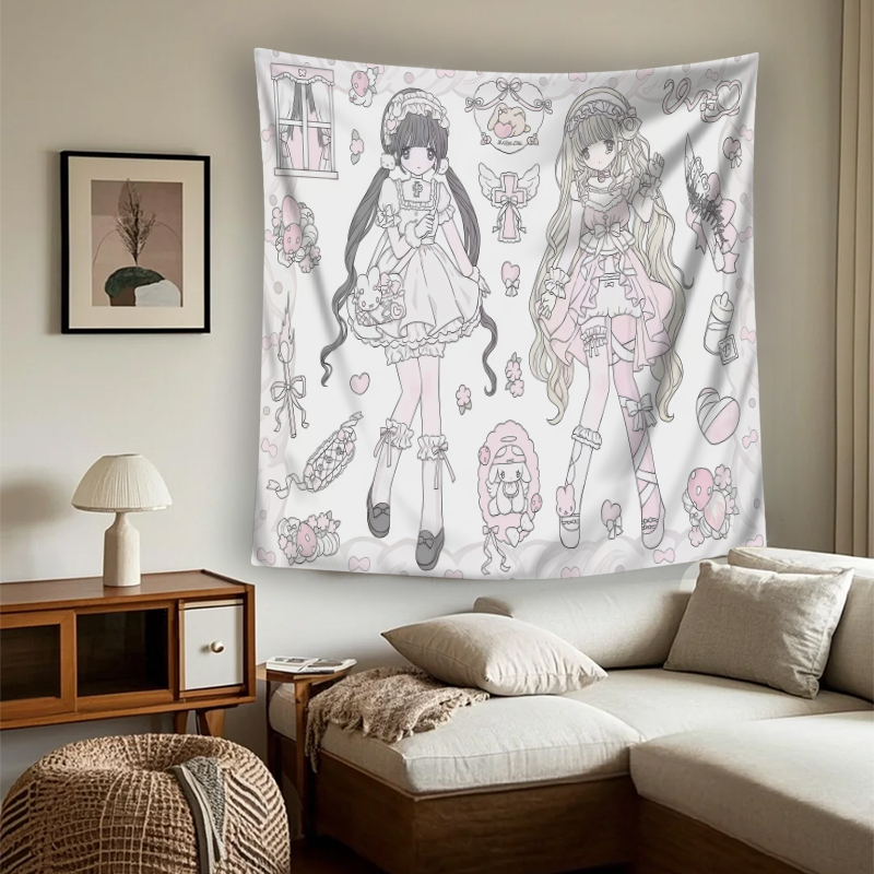 1 adet dijital baskı goblen du - Aesthetic Tapestry incelemesi ve fiyatı