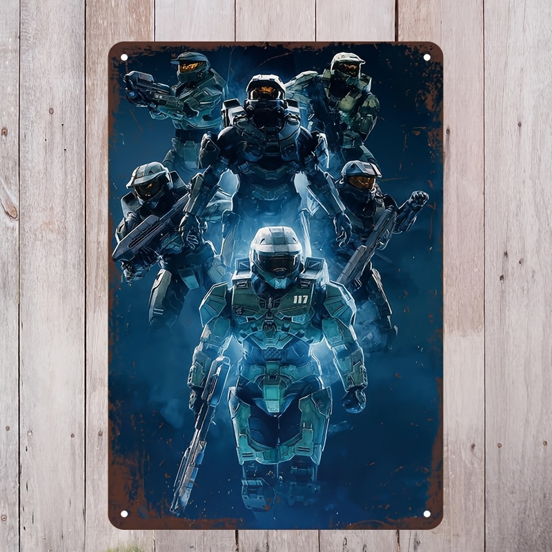 Halo'dan Esinlenen Metal Duvar - Home Decor Video incelemesi ve fiyatı