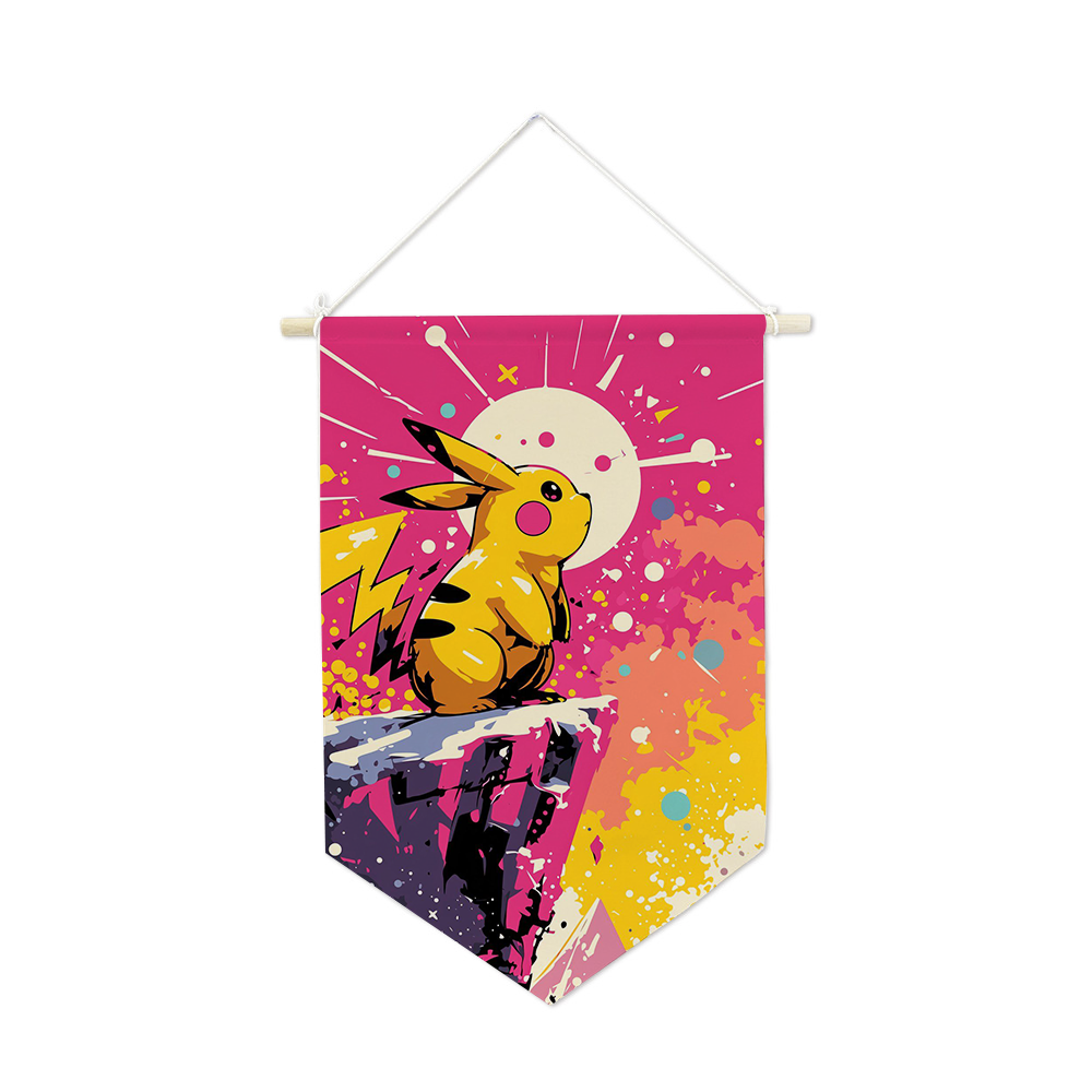 Pokemons Asılı Bez Anime Baskı - Home Decor Retailers incelemesi ve fiyatı