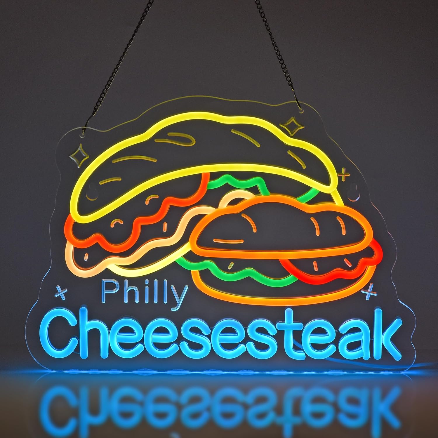 Philly Cheesesteak Neon Tabela - Home Decor Market incelemesi ve fiyatı