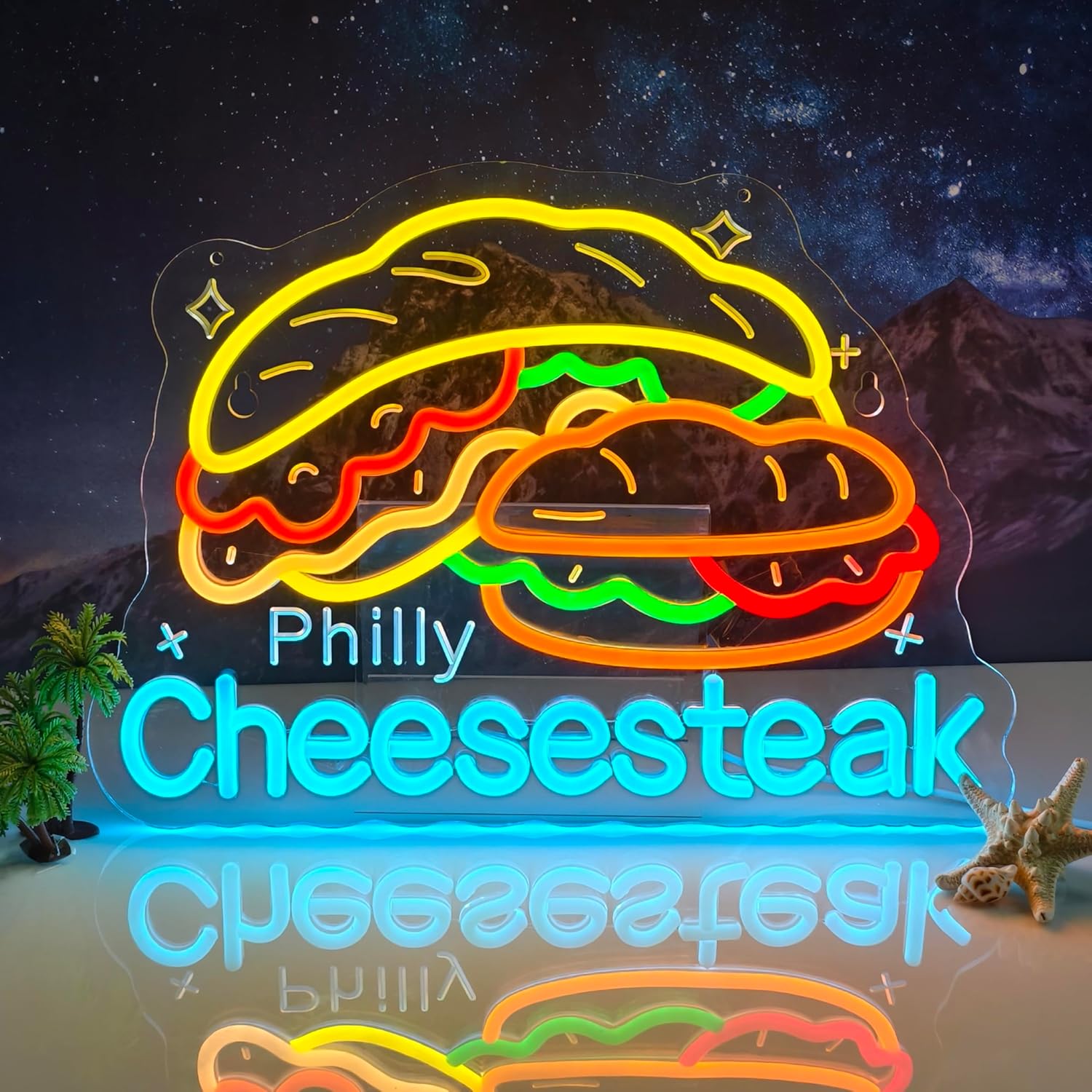 Philly Cheesesteak Neon Tabela - Home Decor Market incelemesi ve fiyatı