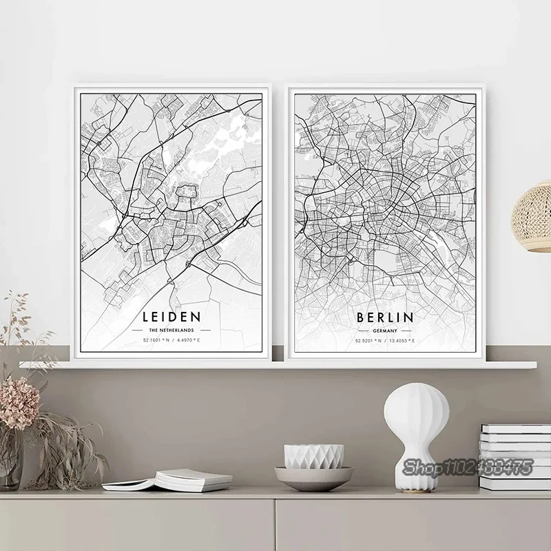 Şehir Haritası Paris New York  - Home Decor New York incelemesi ve fiyatı