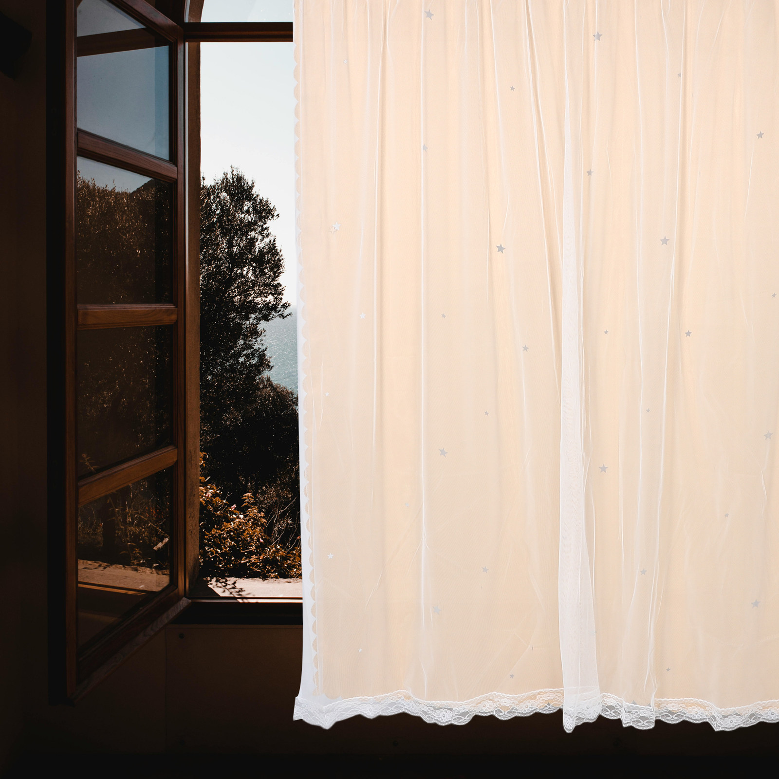 Yıldız Desenli Karartma Perdel - Home Decor Curtain incelemesi ve fiyatı