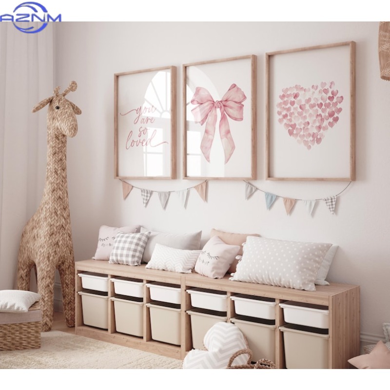 3 adet (Çerçevesiz Kanvas Post - Watercolor Poster Print incelemesi ve fiyatı