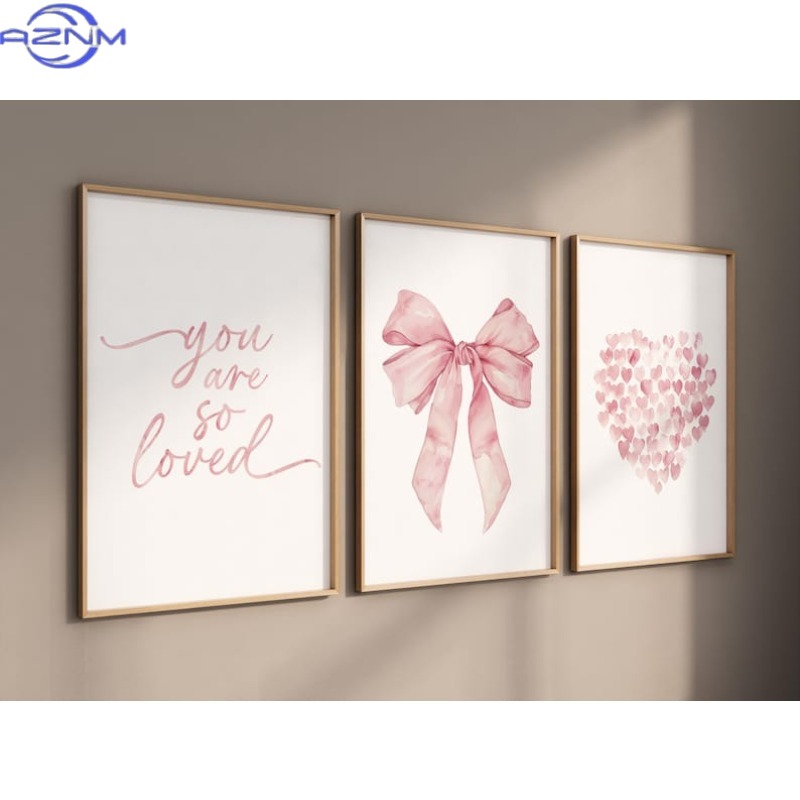 3 adet (Çerçevesiz Kanvas Post - Watercolor Poster Print incelemesi ve fiyatı