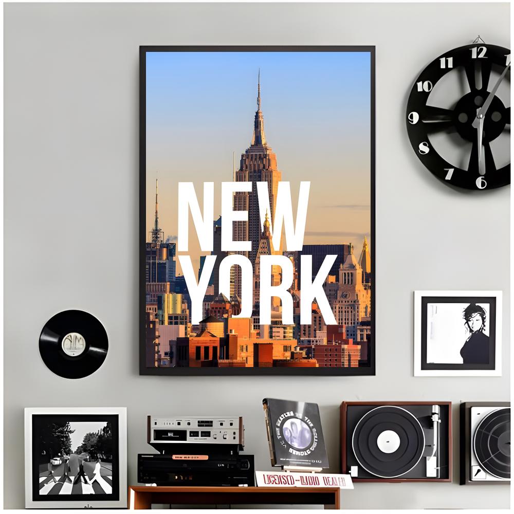Şehir seyahati tuval New York  - Home Decor New York incelemesi ve fiyatı