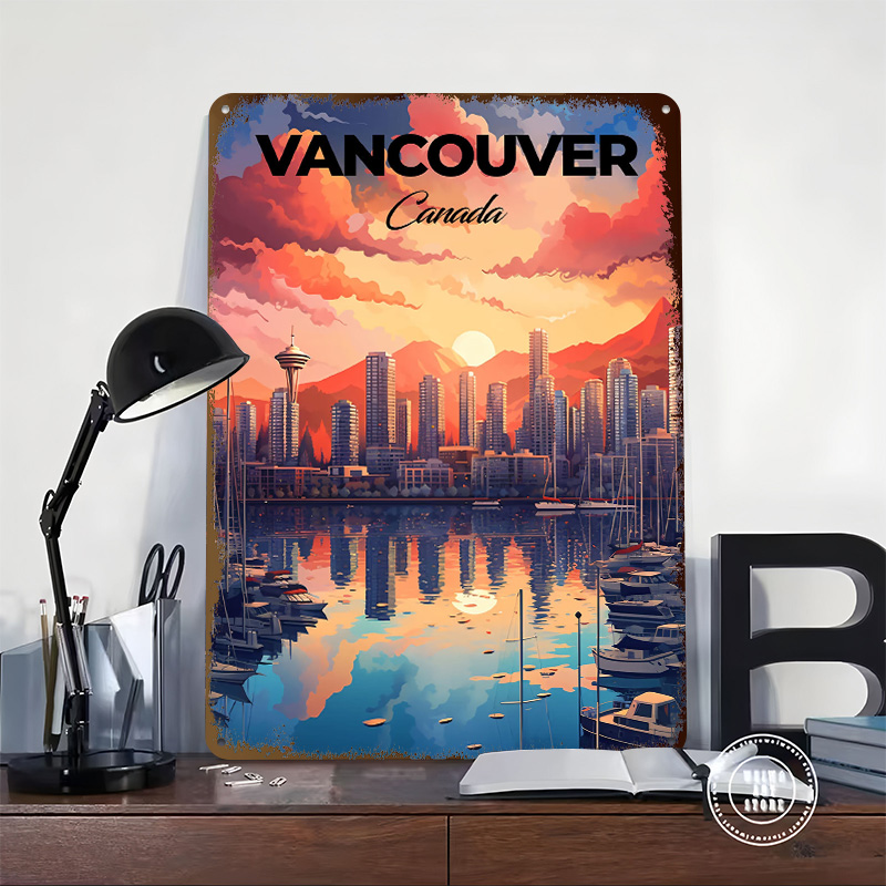 Vancouver Seyahat Baskı Baskı  - Home Decor Vancouver incelemesi ve fiyatı