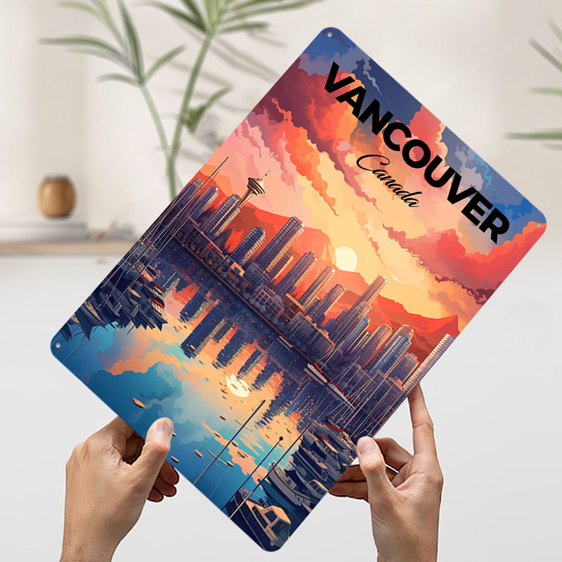 Vancouver Seyahat Baskı Baskı  - Home Decor Vancouver incelemesi ve fiyatı