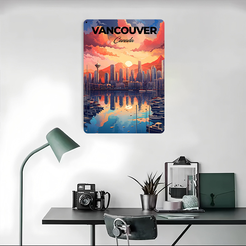 Vancouver Seyahat Baskı Baskı  - Home Decor Vancouver incelemesi ve fiyatı
