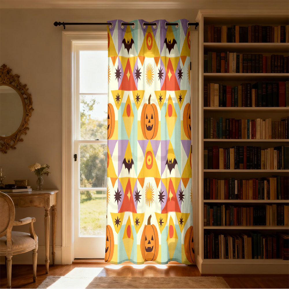 1 adet Cadılar Bayramı balkaba - Home Decor Curtain incelemesi ve fiyatı