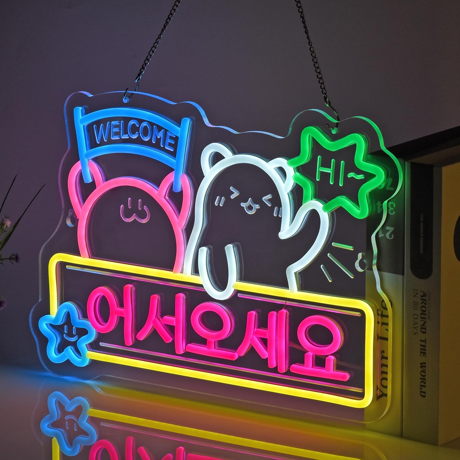 Hoş Geldiniz Neon Tabelası Kor - Home Decor Market incelemesi ve fiyatı