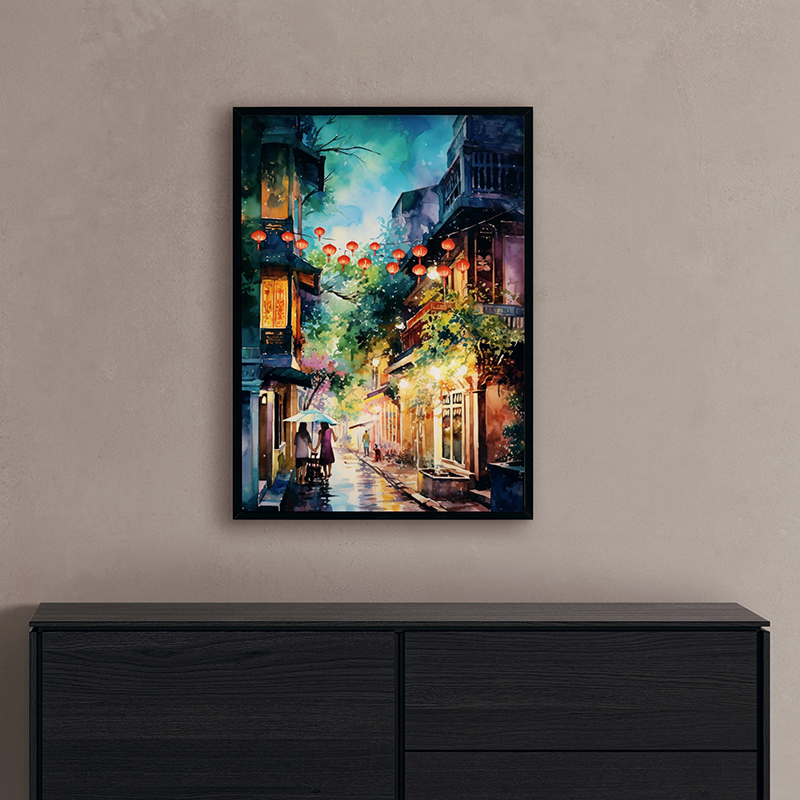 Vietnam köyü posteri asya paza - Home Decor Market incelemesi ve fiyatı