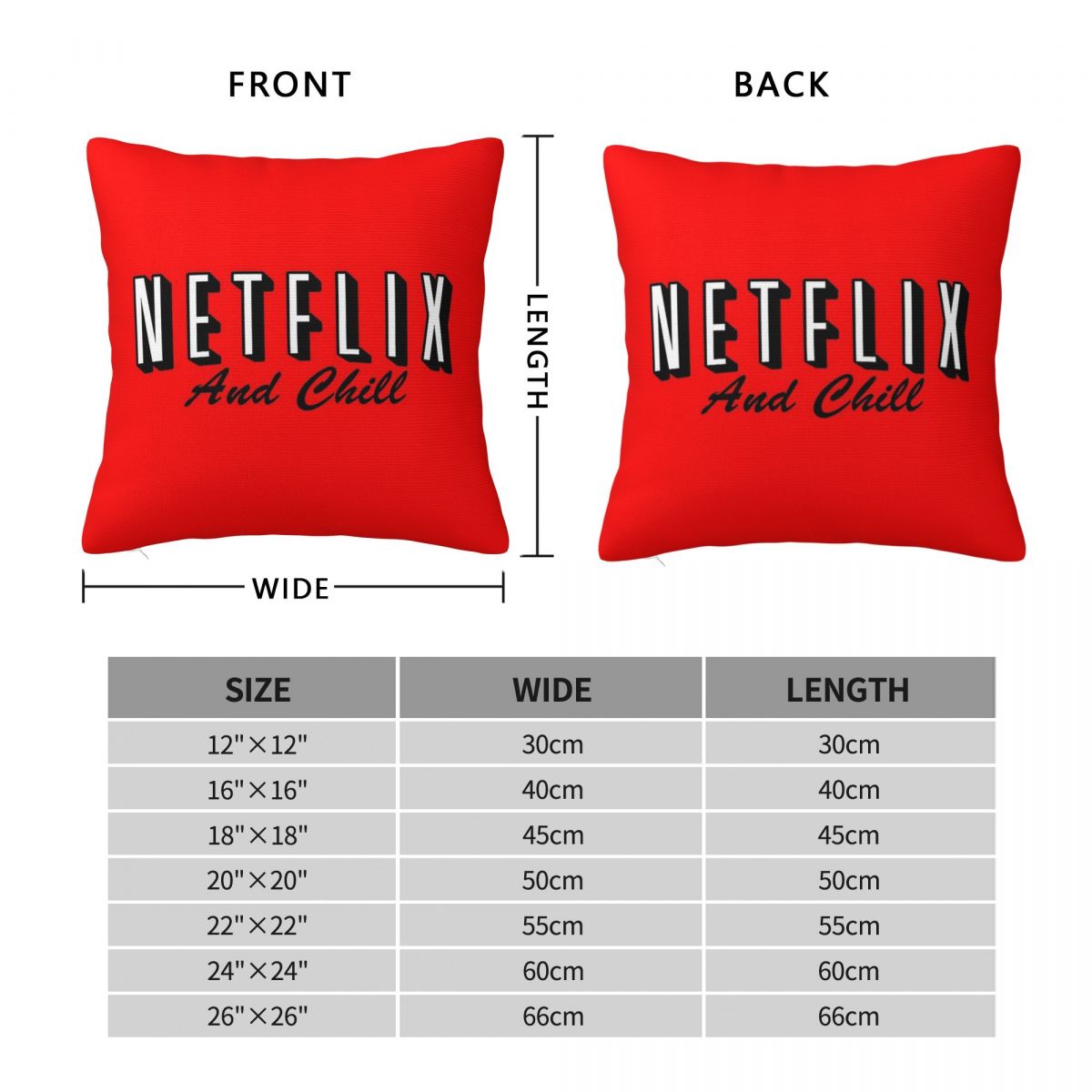 Netflix And Chill Kırmızı Kare - Home Decor Netflix incelemesi ve fiyatı