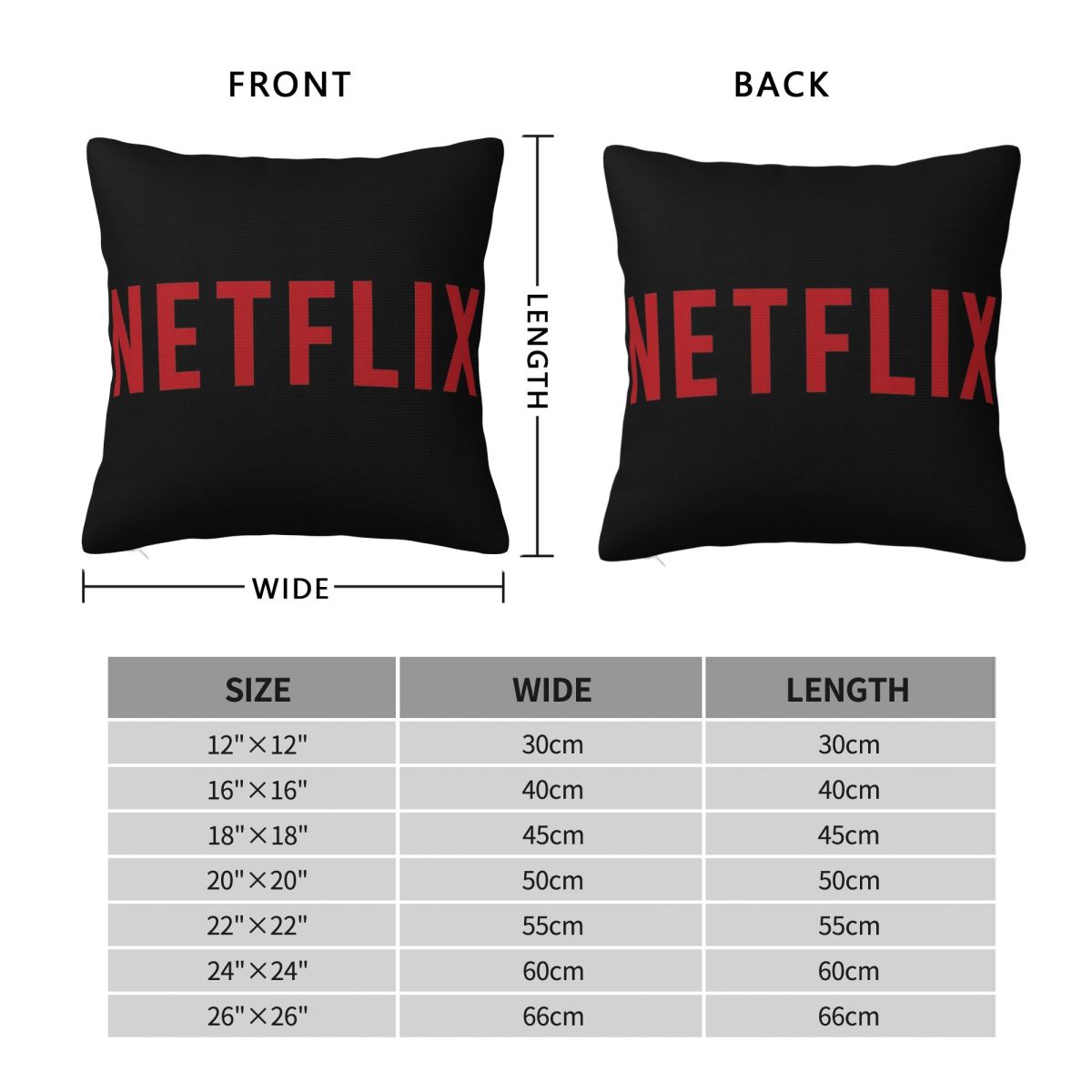 Netflix Logolu Kare Yastık Kıl - Home Decor Netflix incelemesi ve fiyatı
