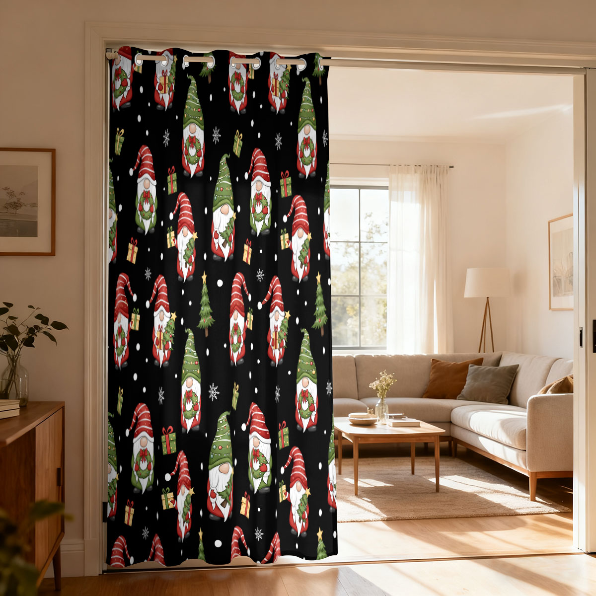 Noel Cüce Noel Ağacı Hediye Ba - Home Decor Curtain incelemesi ve fiyatı
